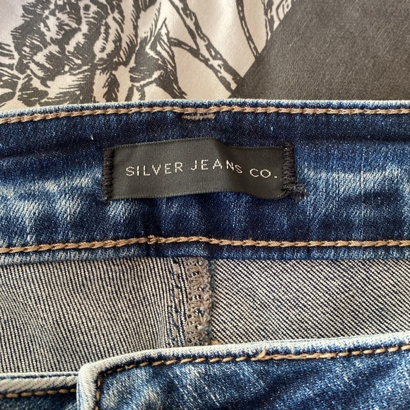 Silver Jeans Co Avery Slim Bootcut Jeans Women’s Size 22 Long Tall - Picture 4 of 6